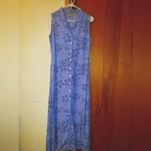 Periwinkle Original Island Sport Sleeveless Dress, Women's Size S